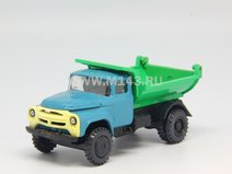 ЗИЛ-ММЗ-555 самосвал (голубая кабина с зелёным кузовом)