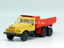 КрАЗ-222/256Б самосвал (желто-красный) 6х4