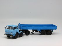 МАЗ 520 тягач с п/прицепом МАЗ 5205 (голубой)