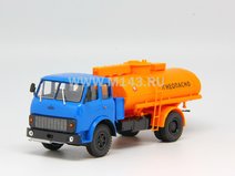 МАЗ 5334 АЦ-8 цистерна (оранжево-синий)