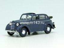 Москвич-400-420А кабриолет (синий) (без журнала блистер вскрыт)