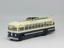 МТБ-82Д троллейбус 1947-1961г (сине-бежевый) БЕЗ КОРОБКИ