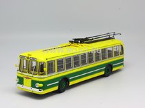 ТБУ-1 троллейбус (жёлто-зелёный) 1955