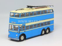 ЯТБ-3 двухэтажный троллейбус 1938г (бежево-голубой)