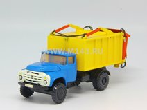 ЗИЛ 130 мусоровоз (голубая кабина)