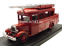 ЗИС 8 автобус "пожарная охрана"