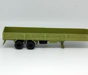 МАЗ 9397 полуприцеп бортовой серо-зелёный