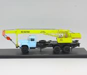 КС-3575А автокран на шасси ЗИЛ-133ГЯ синий жёлтый