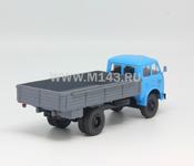 МАЗ-500А бортовой (голубая кабина, серый кузов)