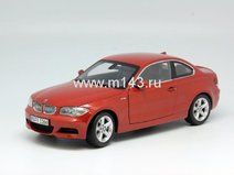 BMW 1 купе (2011) красная