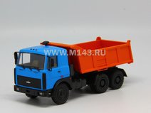 МАЗ 5516 самосвал 1994 (оранжево-голубой)