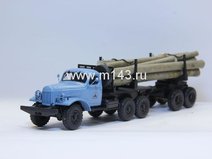 ЗИЛ-157 "Лесовоз с роспуском" (голубой)