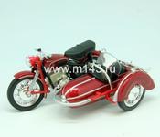 BMW R69S с коляской (красный)