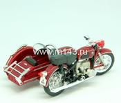 BMW R69S с коляской (красный)