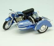 BMW R69S с коляской (синий)