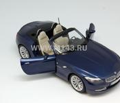 BMW Z4 синяя (складываемая крыша)