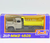 ЗИЛ-ММЗ-4505 самосвал (серая кабина с жёлтым кузовом)