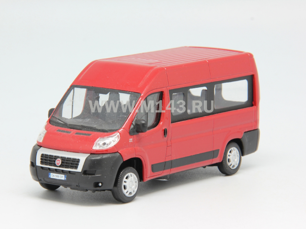 Масштабная модель Масштабная модель Fiat Ducato (красный) купить по  выгодной цене в Москве с доставкой по России! Есть самовывоз!